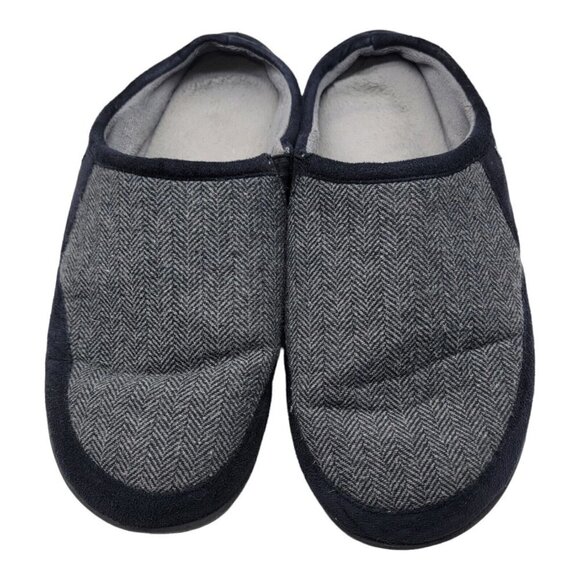Isotoner Shoes Men\'s Size 13-14 Multicolor Herringbone Logan Hoodback Slippers main image 9